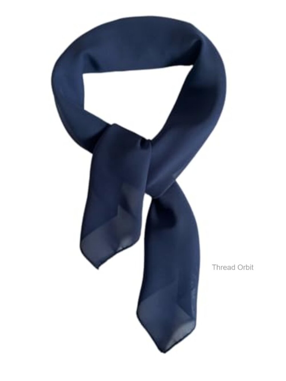Chiffon Neckerchief Solid Neck Scarf Short Neck Wrap Lightweight Hand Wash